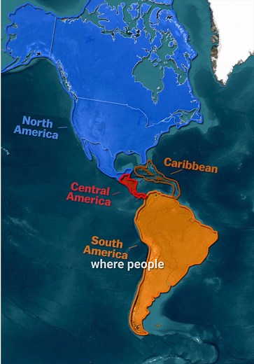 The Difference Between North, Central & South America, Latin America & the Caribbean 🤯🌎 #TikTokLearningCampaign #Geography #northamerica #southamerica #latinamerica