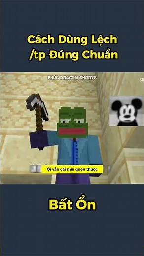 How to Use the /tp Command Correctly #minecraft #troll #shorts