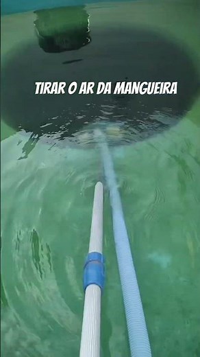 How to remove air from the hose to vacuum the pool