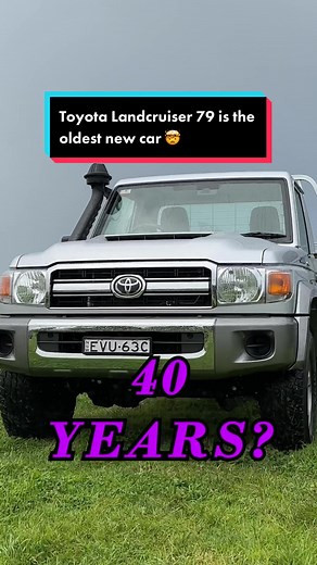 The LC79 is a cult classic - and probably the oldest brand new car on sale today 😂😂 #toyota #landcruiser #lc79