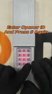 📲Quick & Easy Programming! Master the art of programming the LiftMaster 387LM Universal Keyless