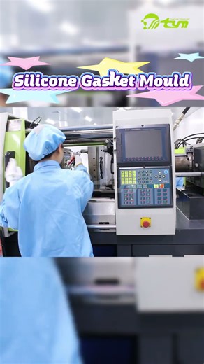 4-cavity Mold For Silicone Gasket By Injection Molding