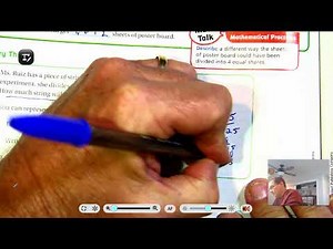 5th grade GO Math: Lesson 8.3 Connect Fractions to Division pages 365-368