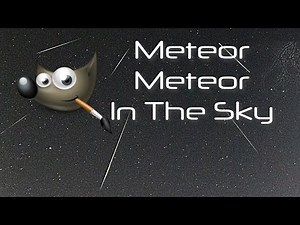 GIMP Tutorial: How to Composite The Geminids Meteor Shower