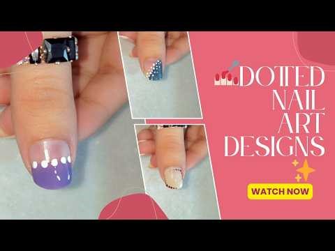 🔴 LIVE Dotted Nail Art Magic 💅✨ | Easy Dot Designs For Beginners 💅🏻✨