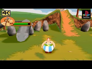 Asterix: The Gallic War - Gameplay PSX / PS1 / PGXP / Widescreen 4k 2160p (DuckStation)