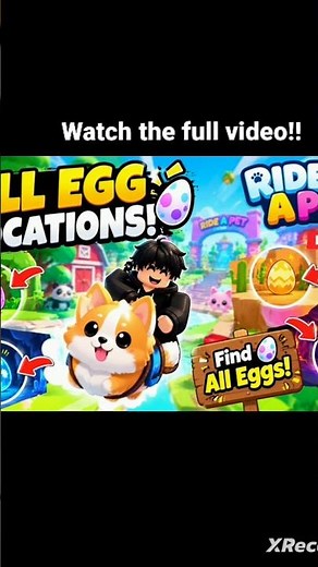 Ride a Pet Roblox: SECRET EGG LOCATIONS (Full Guide) #egglocations #roblox "RideAPet