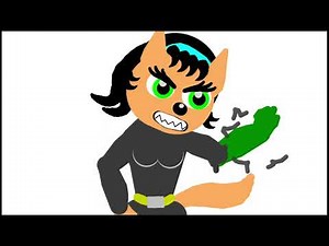 Kitty Katswell Transforms into She-Hulk (Animated)