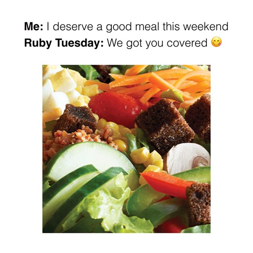 31K views · 54 reactions | $9.99 Weekend Deals are always a step up from fast food. Get the meal you deserve with code: UNDER10.  | Ruby Tuesday | Facebook