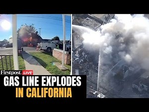 LIVE: Massive Gas Line Explosion in California Destroys Properties, At Least 6 Injured | Hayward