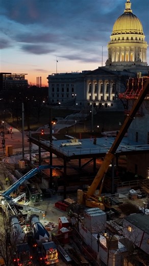 We are honored to be part of history by pouring excellence into every yard of concrete we provide to Findorff for the Wisconsin Historical Society History Center Project in Madison, WI. #readymix #concrete #construction | Advanced Concrete, Inc.