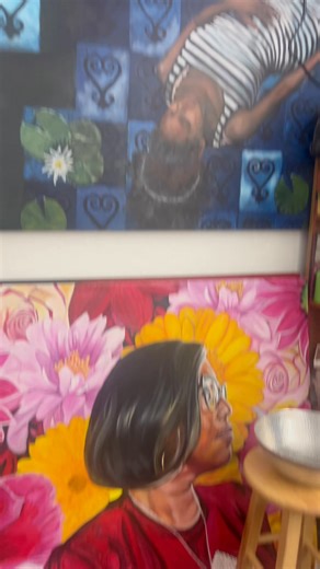 So… Let’s return to the art that adorns my walls, for I yearn to reclaim this space. I invite you to explore these pieces. Share your thoughts, and together, let’s bring them to life in your world. Here in Virginia, we have raised our voices for a cultural shift. My paintings, Letting Them Stew (the vibrant red with a backpack) and Sticks In a Bundle (the elegant tuxes and sunflowers), stand as testaments to our ideals and our journey. Patience is no longer a virtue we can afford. We must stand 