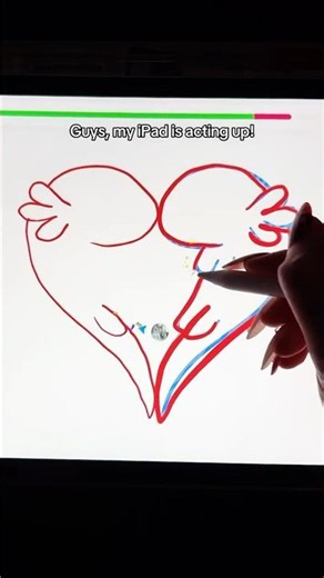 My ipad is glitching again… App: Drawly #digitalart #drawing #artist #artchallenge #ipadgames