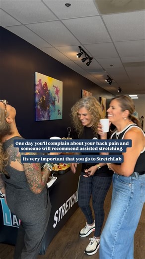 StretchLab Atlantic Beach on Instagram: "It always starts with “my back hurts”… and ends with movement, laughter, and realizing you should’ve done this sooner 🤍 Wellness is better when it’s shared #assistedstretching #wellnesscommunity #movementismedicine"