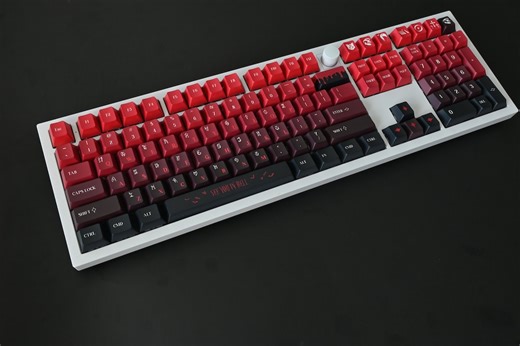 Red Gothic Halloween Keycap Set: Cherry Profile, PBT - Etsy