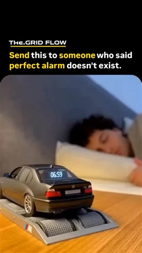 THE GRID FLOW on Instagram: "The post showcases a custom miniature BMW alarm clock that displays time on its dashboard and activates engine rumble with blue exhaust flames at wakeup, delighting viewers and amassing 1.1 million views and 11,000 likes within 24 hours. Shared by Tansu Yegen, a top influencer in Al and startups, it highlights a niche gadget for car enthusiasts, with replies featuring Amazon affiliate links to similar models priced around $50-$100, driving potential sales. Research i