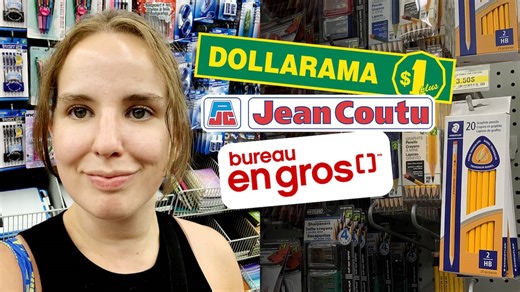 Les fournitures scolaires moins chères au Dollarama? On compare avec Jean Coutu et Bureau en gros