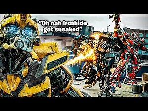 When bumblebee watched ironhide get SNEAKED by Sentinel Prime