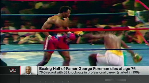 143K views · 1.6K reactions | “What he did as an athlete isn’t recognized enough." Mark Kriegel joins SportsCenter to discuss the legacy of George Foreman. | SportsCenter | Facebook