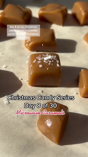 Microwave Caramels - Homemade Christmas Candy Recipe