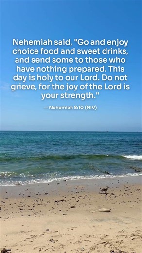 The Joy of the Lord Is Your Strength | Nehemiah 8:10 NIV
