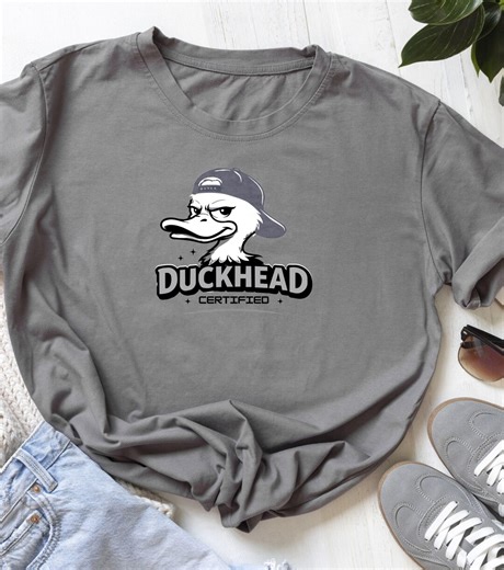 Duck Shirt, Animal T-shirt, Gift for Friend, Animal Lover, Duckhead Cloth - Etsy