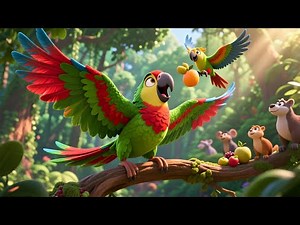 The Talking Parrot Adventure 🦜 | Part 02 | Epic Cartoon World