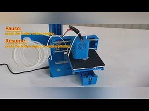EasyThreed K9 3D Printer for Kids Install and operation video
