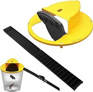 Amazon.com : Mouse Trap Bucket, Mouse Traps Indoor for Home, Bucket Mouse Trap, Humane or Lethal Rat Trap, Bucket Lid Mouse Trap, Multi Catch, Auto Reset, 5 Gallon Bucket Compatible : Patio, Lawn & Garden