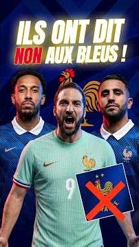 Ces 6 STARS ont REFUSÉ l'Équipe de France 😱🇫🇷 #ÉquipeDeFrance #Football #stars
