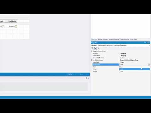 Reporting: Filtering with Parameters