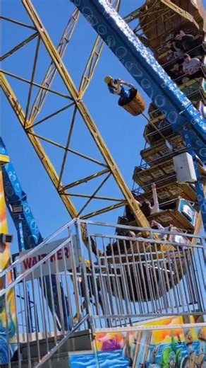 Pirate Ship Ride At Brean Theme Park #funfair