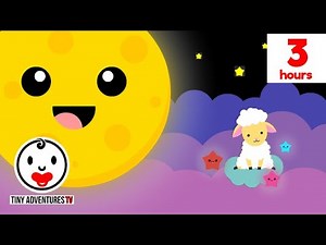 Baby Sensory - Sleepy Time Goodnight Moon - High Contrast Animation - 3 Hours of Gentle Lullabies