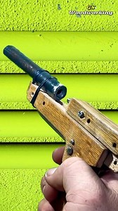 118K views · 1.8K reactions | DIY Spring-Powered Wooden Gn #fb #reels #diy #metal #wooden | GS Woodworking | Facebook