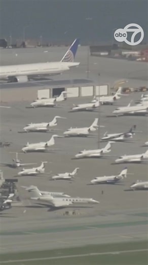 You know it's a big weekend in the Bay Area when private jets line tarmacs at SFO and SJC. 👀✈️🏈 | ABC7 News