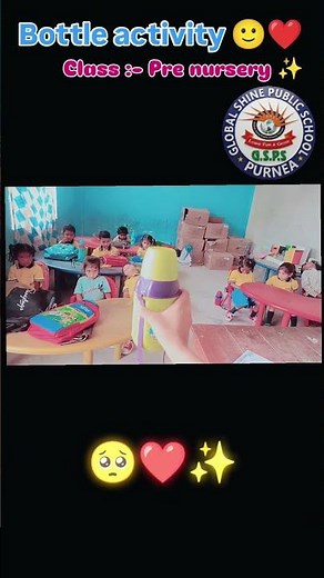 Bottle Activity for Kids 🍼 | Fun Class Play Activity #shorts