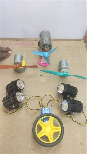 how to generate electricity with use metal gearbox DC motor and big tyre_Dc Motor