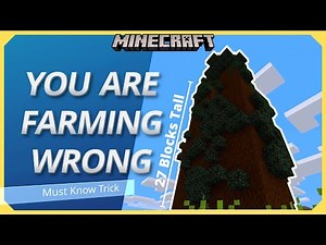 WOOD Farm 1.18 Minecraft Tutorial | 8000 LOGS Per HOUR - EASY 5 MINS BUILD - NO REDSTONE