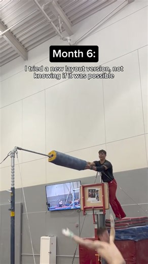 2K views · 71 reactions | The process of inventing my own move  #gymnastics #gymnast #olympics #fitness #sports #ncaa #fail #fails #inspirational #motivation #motivational | Gym.FLIP | Facebook