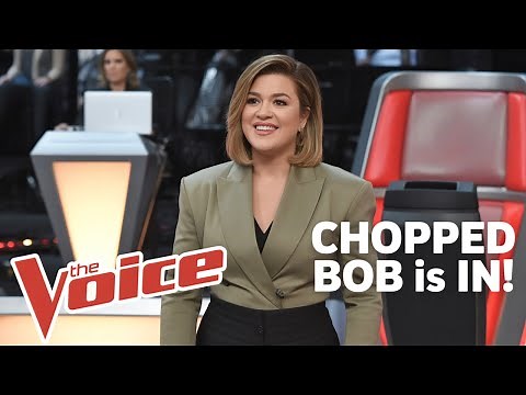Kelly Clarkson Debuts Chopped Bob Hair Transformation | The Voice Season 29 Look