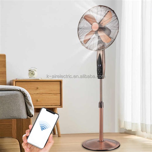 Factory Direct New Metal Stand Fan With Remote Adjustable Industrial Standing Fan Pole Power Saving Stand Fan
