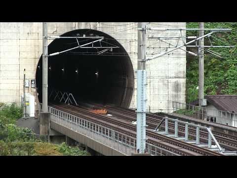 青函トンネル（青森側）列車通過風景＜北海道新幹線開通前＞
