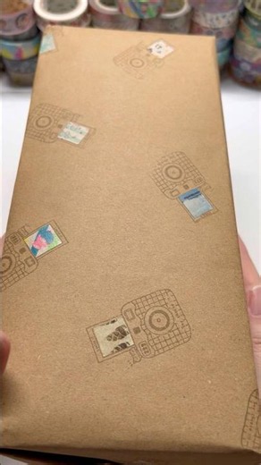 #handmade #wrappingpaper #maskingtape #washi #stamp #rubberstamp