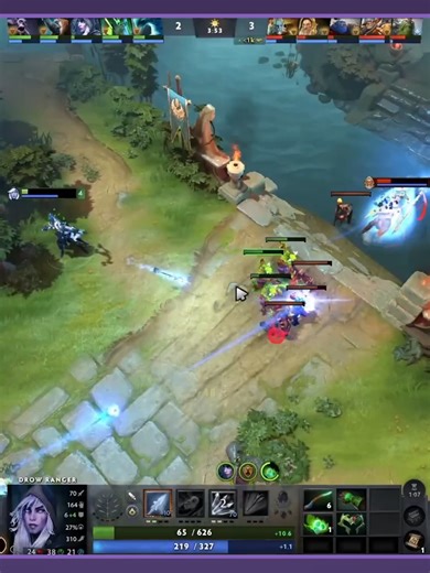 Drow Ranger Divine Rank Hard Carry Build in Dota 2