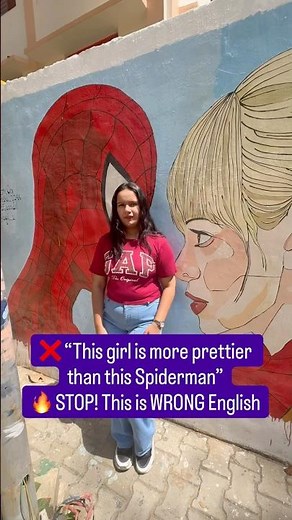 Stop Saying “More Prettier” ❌ | Common English Mistake Explained in 10 Seconds 🔥 #shorts