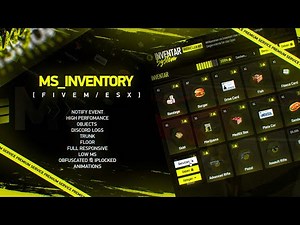 [FiveM - ESX] Inventory System (Trunk/Floor) - ms_inventory