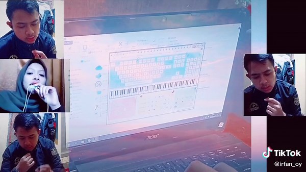 Creating Music with a Laptop and Keyboard Interface