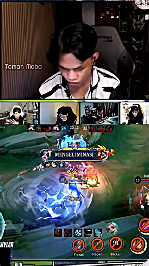 koms skylar yg bikin comeback🥶😱 #skylar #komunikasi #mobilelegends #mlbb #sutsujin #banana #clay