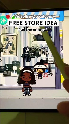 LET’S MAKE THE STORE THE MOST BEAUTIFUL STORY I’VE EVER SEEN 🖤 Video by @tocaloopsy