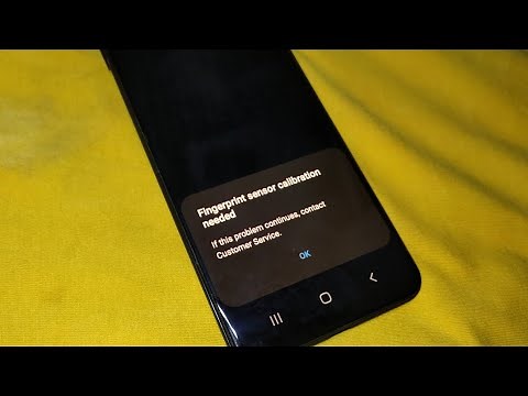 Samsung A30s and A Series Fingerprint Sensor Calibration Needed Problem Fix